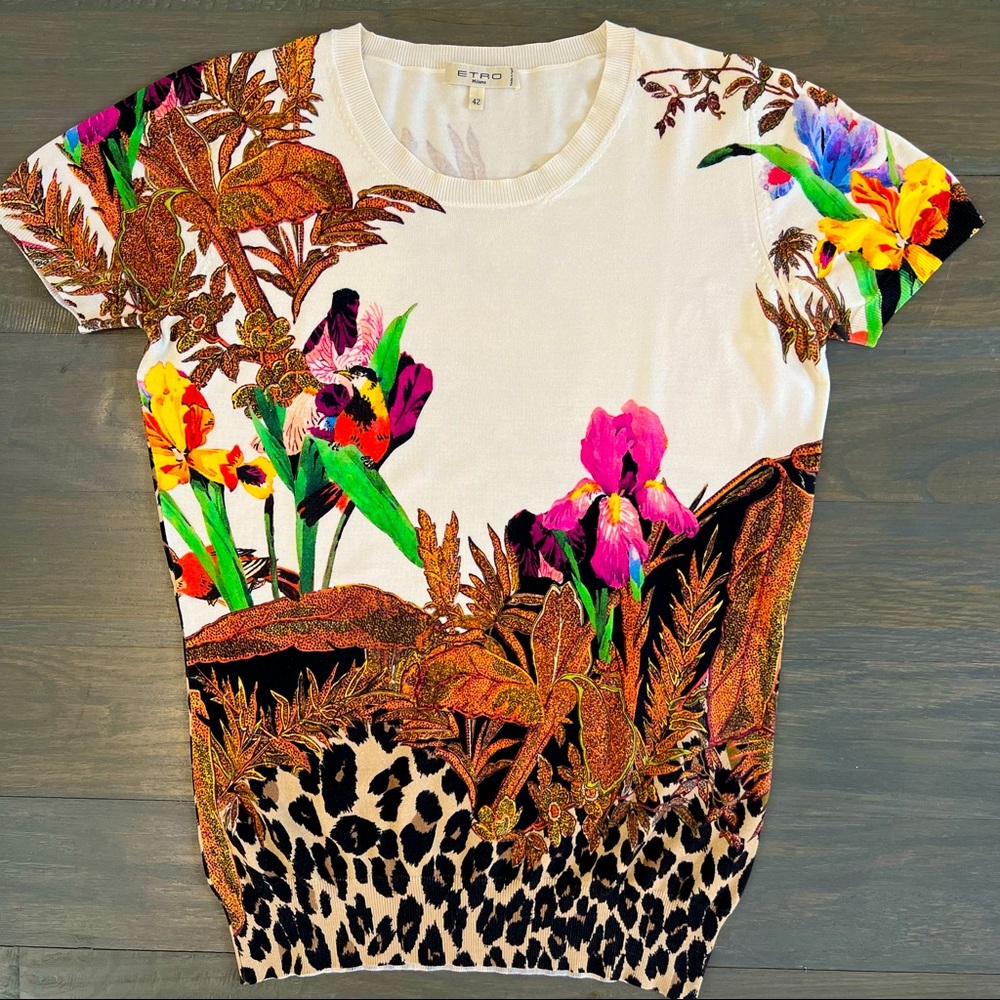 ETRO Stretch Silk Top